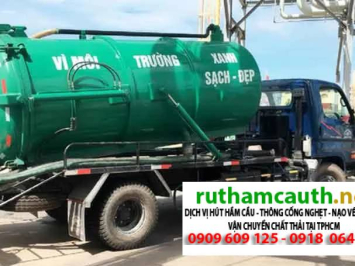 Bảng báo giá dịch vụ rút hầm cầu Phường An Khánh