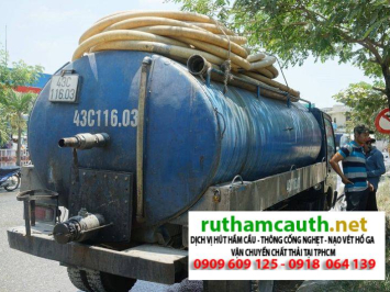 Bảng báo giá dịch vụ rút hầm cầu Phường Bình Phú