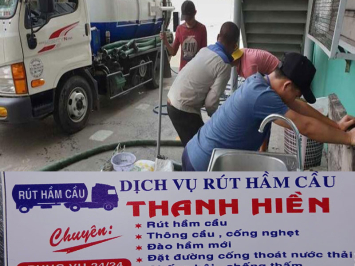 Dịch vụ hút hầm cầu cơ sở giặt ủi – nhà tắm công cộng – spa