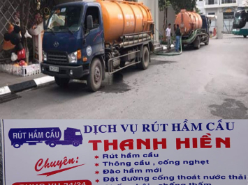 Dịch vụ hút hầm cầu quán cà phê – trà sữa – tiệm bánh