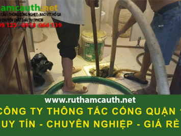 Dịch vụ thông cống nghẹt Quận 1 nhanh sạch triệt để giá tốt