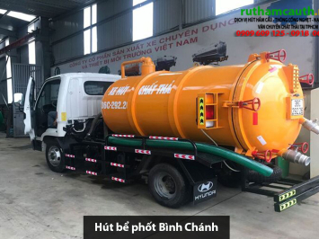 Báo giá xe hút bể phốt Bình Chánh giá rẻ
