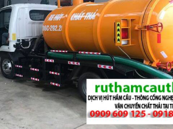Bảng báo giá dịch vụ rút hầm cầu Phường Lái Thiêu