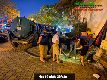 Báo giá xe hút bể phốt Quận Gò Vấp giá rẻ