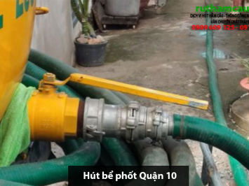 Báo giá xe hút bể phốt Quận 10 giá rẻ