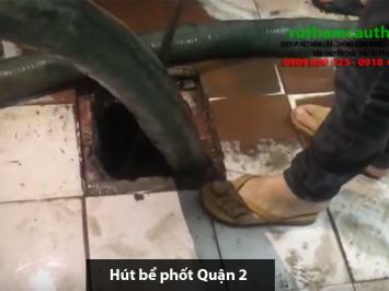 Báo giá xe hút bể phốt Quận 2 giá rẻ