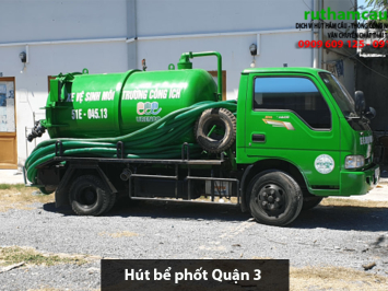Báo giá xe hút bể phốt Quận 3 giá rẻ