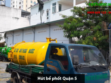 Báo giá xe hút bể phốt Quận 5 giá rẻ