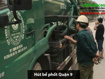 Báo giá xe hút bể phốt Quận 9 giá rẻ