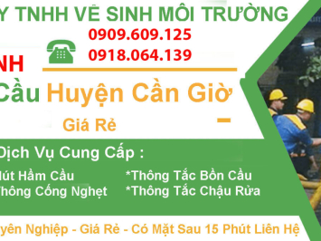 Dịch Vụ Rút Hầm Cầu Cần Giờ Cho Nhà Dân Chung Cư Doanh Nghiệp
