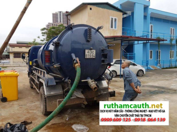 Bảng báo giá dịch vụ rút hầm cầu Phường Chợ Quán