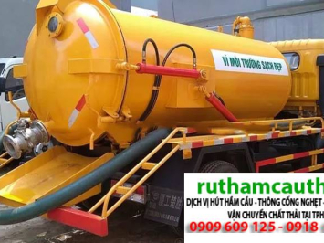 Bảng báo giá dịch vụ rút hầm cầu Phường Bình Lợi Trung