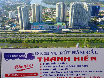 Rút hầm cầu tại chung cư Masteri Thảo Điền quận 2