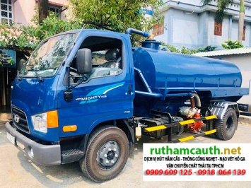 Rút hầm cầu nhà dân – Không ảnh hưởng sinh hoạt