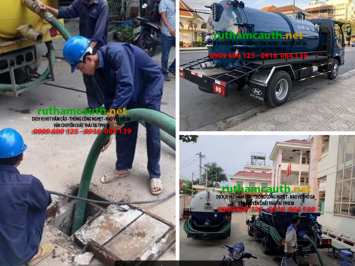 Báo giá xe hút bể phốt Hóc Môn giá rẻ