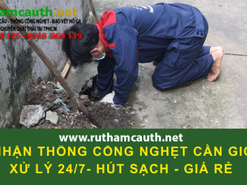 Dịch vụ thông cống nghẹt Cần Giờ thợ giỏi có mặt nhanh
