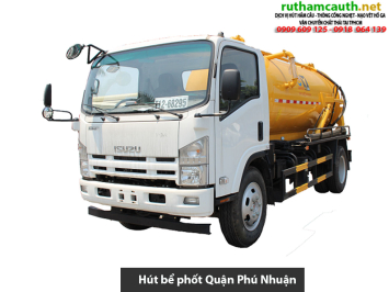 Báo giá xe hút bể phốt Quận Phú Nhuận giá rẻ